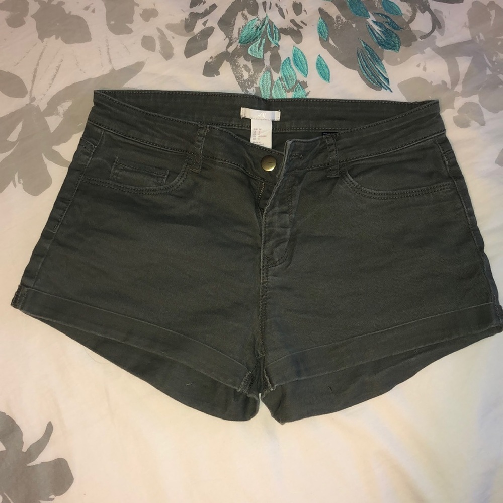 H&M Army Green Shorts